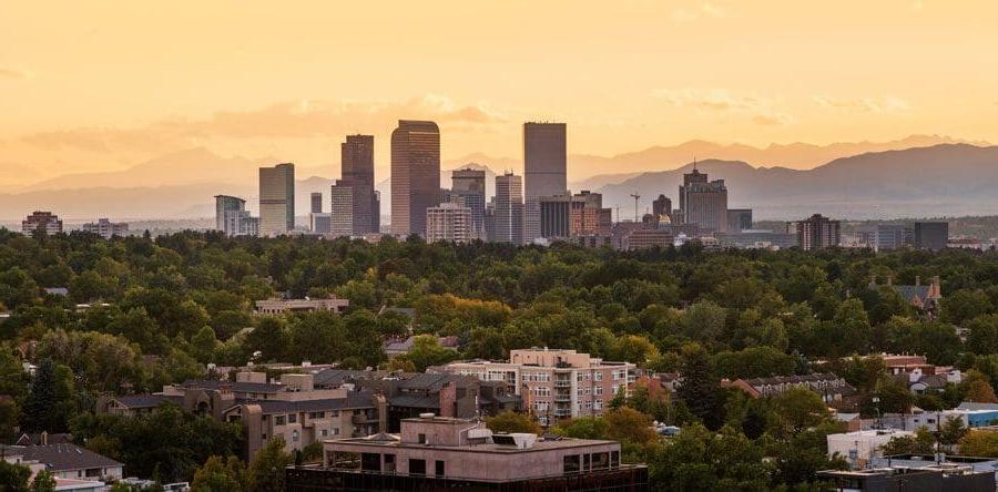 Denver City Skyline